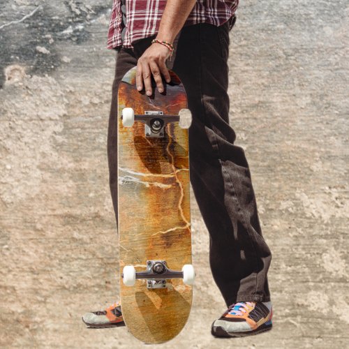 Rusted Gray Concrete Urban Abstact Skateboard