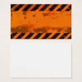 Rusted Hazard Stripes Background (Front & Back)