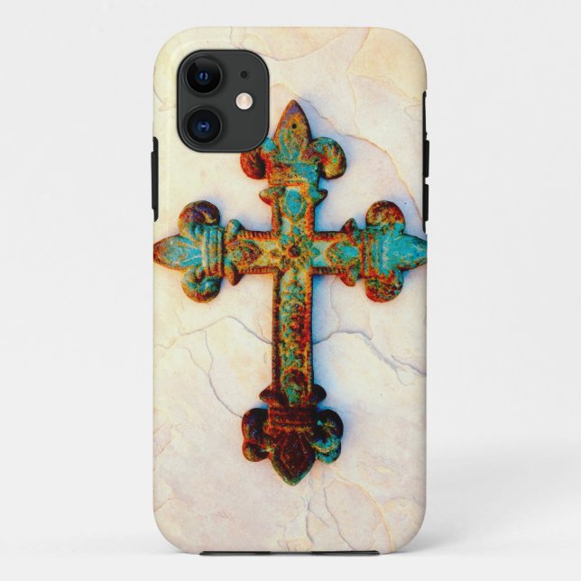 Rusted Iron Cross iPhone 5 Case (Back)