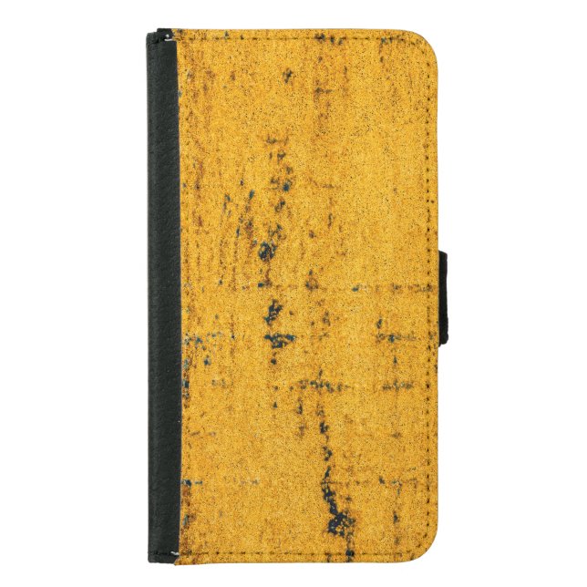 Rusted Iron, Metal Texture Background. Samsung Galaxy Wallet Case (Front)