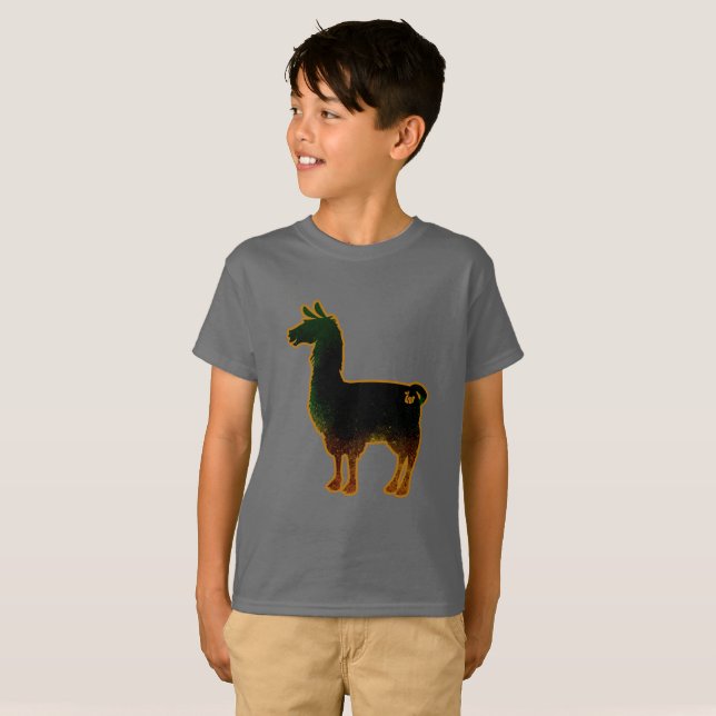 Rusted Llama Kids T-Shirt (Front Full)