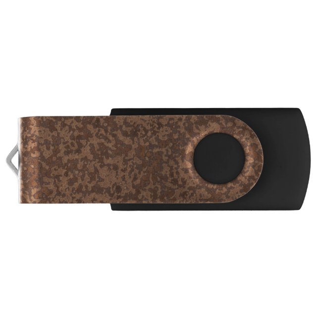 Rusted metal abstract 2 flash drive (Back)