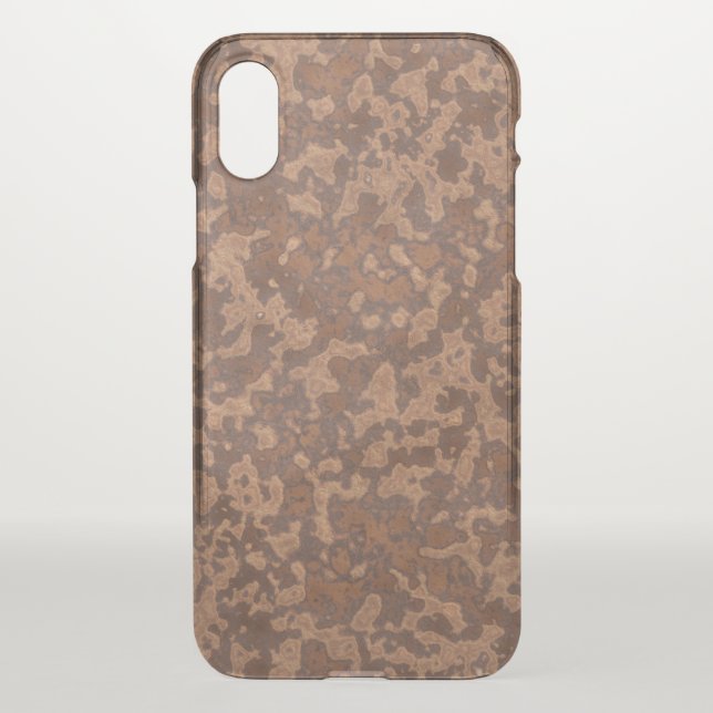 Rusted metal abstract 2 uncommon iPhone case (Back)