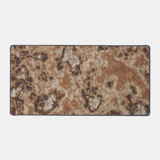 Rusted metal abstract desk mat