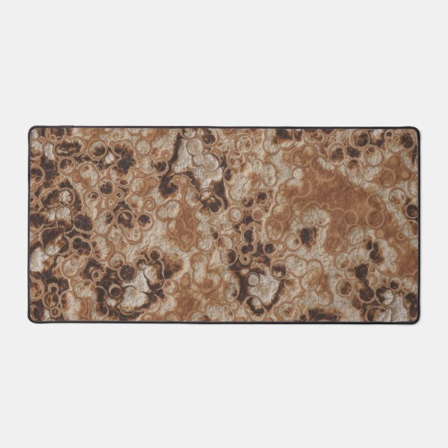 Rusted metal abstract desk mat (Front)