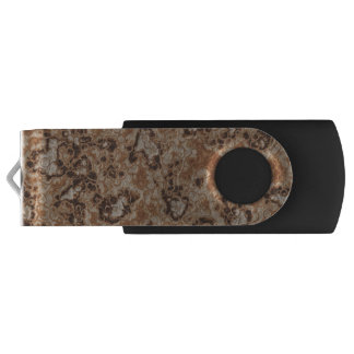 Rusted metal abstract flash drive
