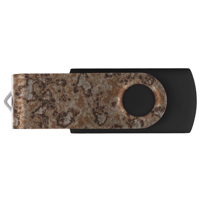 Rusted metal abstract flash drive (Back)
