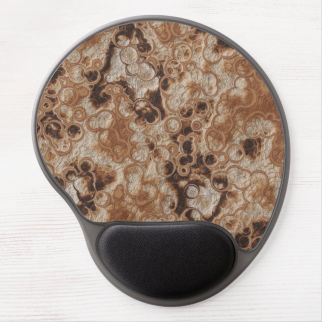 Rusted metal abstract gel mouse pad (Front)