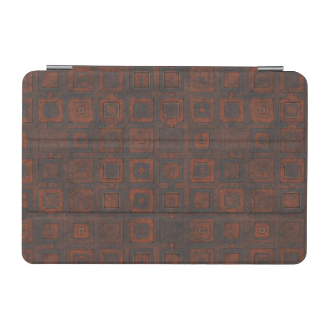 Rusted Metal Squares iPad Mini Cover (Horizontal)