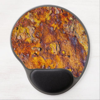 Rusted metal surface gel mouse pad