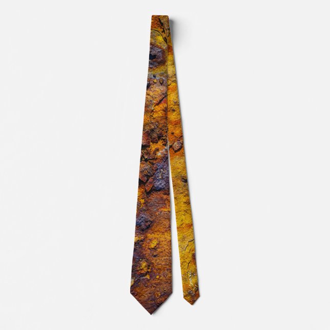 Rusted metal surface tie (Front)