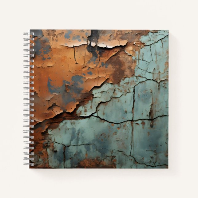 Rusted Metal Texture Old Rusty Metal  Notebook (Front)