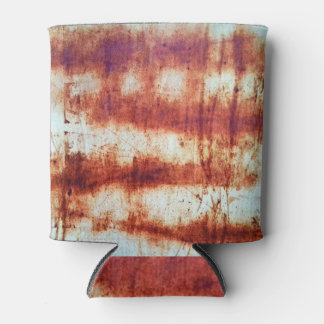 Rusted metal, textured background. can cooler