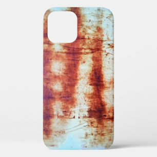 Rusted metal, textured background. iPhone 12 case