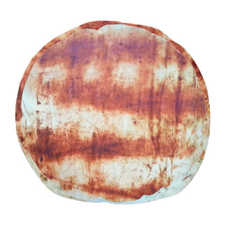 Rusted metal, textured background. pouf