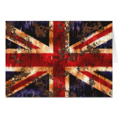 Rusted Patriotic United Kingdom Flag (Front Horizontal)