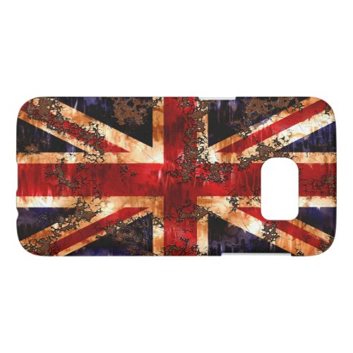 Rusted Patriotic United Kingdom Flag Samsung Galaxy S7 Case