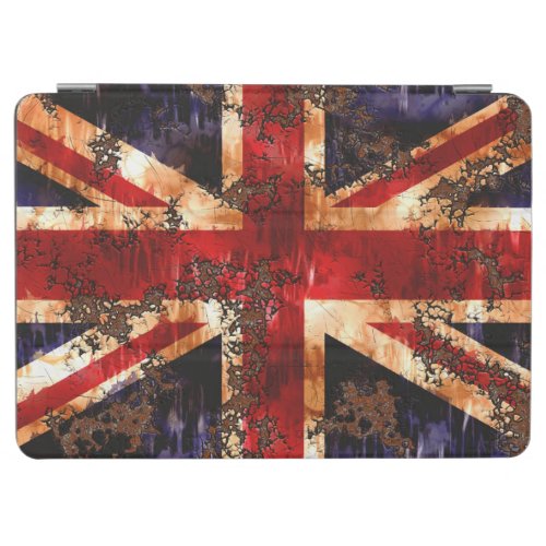 Rusted Patriotic United Kingdom Flag iPad Air Cover