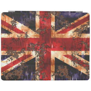 Rusted Patriotic United Kingdom Flag iPad Smart Cover