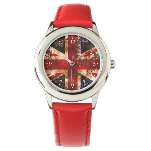 Rusted Patriotic United Kingdom Flag Watch