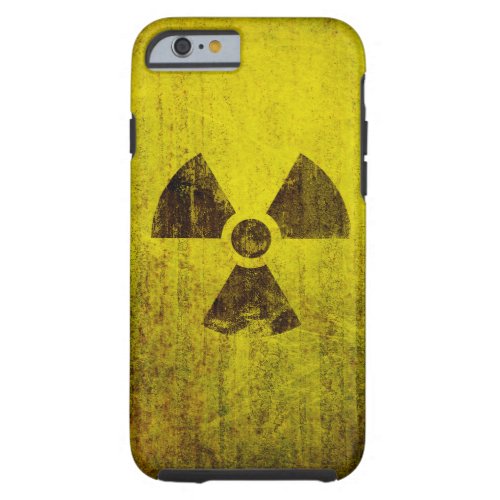 Rusted Radioactive Symbol Tough iPhone 6 Case