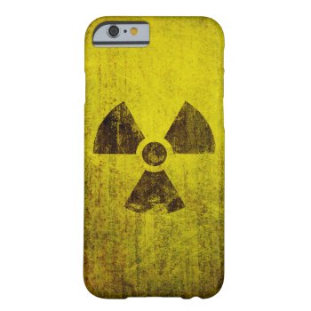 Rusted Radioactive Symbol Barely There Iphone 6 Case by staticnoise at Zazzle