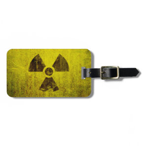 Rusted Radioactive Symbol Luggage Tag