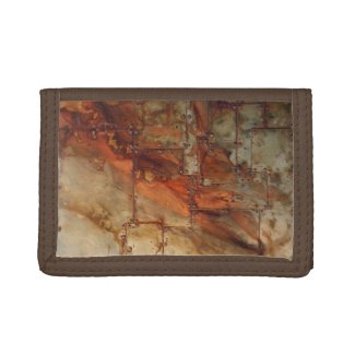 Rusted Rivets Trifold Wallet