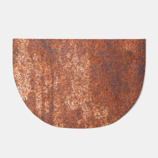 Rusted steel texture, abstract background. doormat