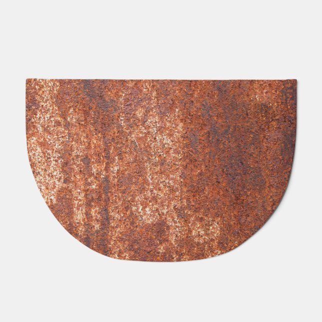 Rusted steel texture, abstract background. doormat (Front)