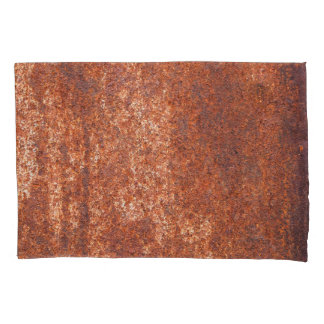 Rusted steel texture, abstract background. pillow case