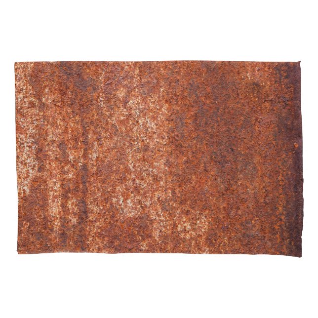 Rusted steel texture, abstract background. pillow case (Front)