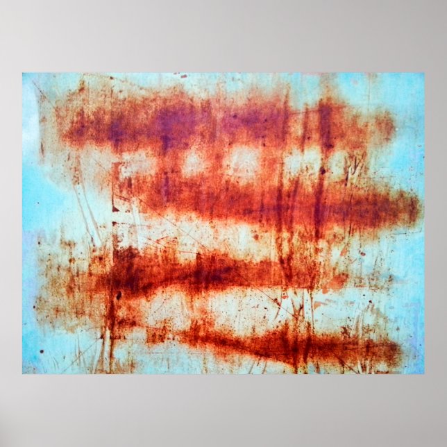 Rusted  texture poster (Front)