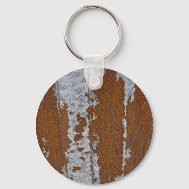 Rusted Tin Roof Keychain (Front)