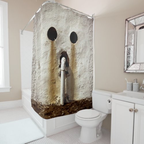  Rusted Water Pipe Shower Curtain