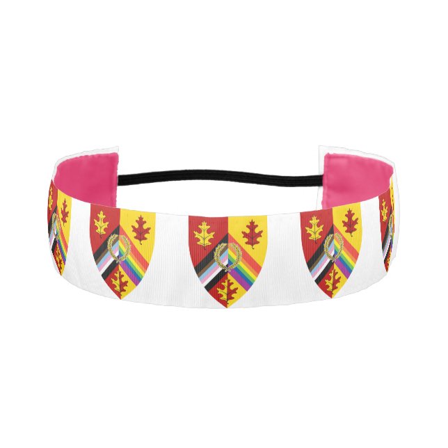 Rusted Woodlands Pride Headband (Front)