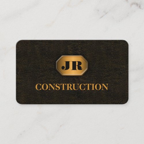 Rusted Wrought Iron Metal Steel Construction Business Card