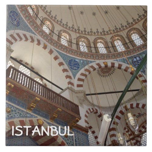 Rustem Pasha Mosque in Istanbul Ceramic Tile