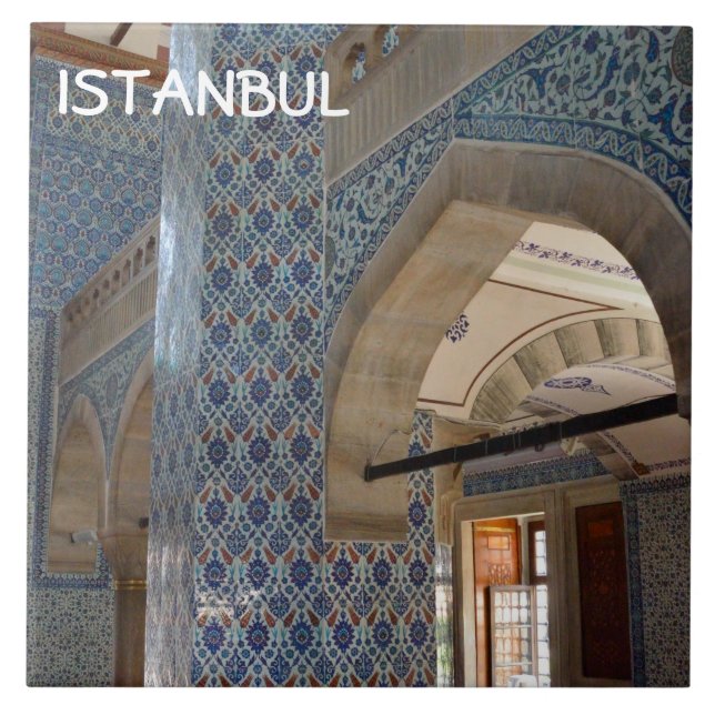 Rustem Pasha Mosque in Istanbul Ceramic Tile (Front)