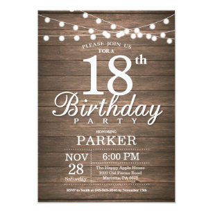 18 Birthday Decoration Invitations 9