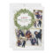 Rustic 5 Photo Collage Greenery Burgundy Christmas