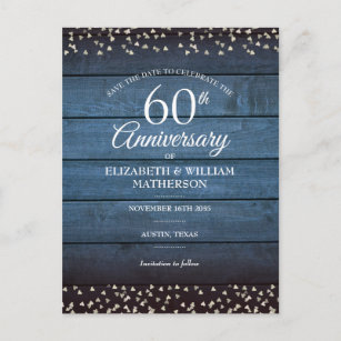 ZBBFSCSB 15 Pack 60th Anniversary Heart Shape Filled Invitations with  Envelopes, 60th Wedding Annive…See more ZBBFSCSB 15 Pack 60th Anniversary  Heart