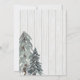 Rustic A Little Deer Is Almost Here Baby Shower Invitation | Zazzle