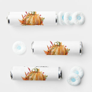 Rustic A Little Pumpkin Fall Baby Shower Breath Savers® Mints