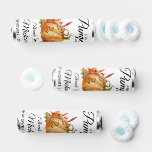 Rustic A Little Pumpkin Fall Baby Shower Breath Savers® Mints