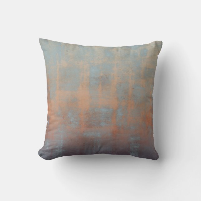 Rustic Abstract Art Nr67 Throw Pillow (Front)