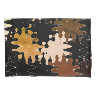 Rustic Abstract Art Pillow Case