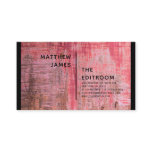 Rustic Abstract Designer Editable Custom Business Card