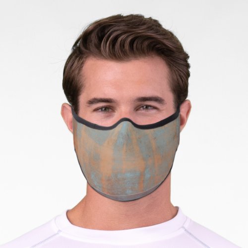 Rustic Abstract Nr67 Premium Face Mask