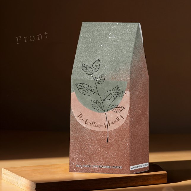 Rustic Abstract Pattern Fun Quote Gift  Roasted Coffee (Creator Uploaded)